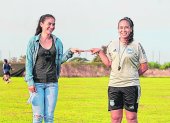 Las hermanas Moreira están ligadas al fútbol desde muy pequeñas.