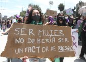 Cientos de mujeres marcharon este 7 de marzo por las calles de Quito para exigir sus derechos.

07 DE MARZO DEL 2021
. Angelo Chamba. (ag-extra ag-expreso ag-quito)
