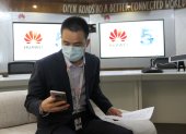Fan Yaping, CEO de Huawei en Ecuador, en sus oficinas, ubicadas en el norte de Quito. 

08 DE MARZO DEL 2021
. Angelo Chamba. (ag-extra ag-expreso ag-quito)