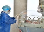 Un análisis realizado al cordón umbilical mostró que la niña había nacido con anticuerpos de la covid-19.