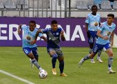 Alexis Zapata, de Emelec, fue uno de los jugadores más destacados de la ida ante Macará.