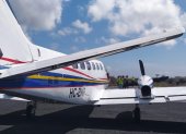 La avioneta tipo Cessna aterrizó la noche del  8 de enero en el aeropuerto de la isla Isabela, lugar del cual desapareció el pasado lunes.