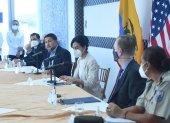 Autoridades ecuatorianas dieron a conocer este martes la puesta en marcha de un proyecto impulsado por el Gobierno de Estados Unidos para que puertos y aeropuertos del país suramericano cuenten con equipamiento tecnológico no intrusivo para controlar de manera más eficiente el contrabando, el lavado de activos y el narcotráfico.