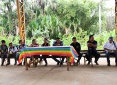 El domingo 4 de abril el Pueblo Sarayaku se reunió y tomó la decisión de no participar en las elecciones