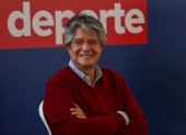 En la imagen, el candidato presidencial ecuatoriano, Guillermo Lasso.