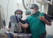 Guayaquil. Los doctores que colocaron el marcapaso sin cables.