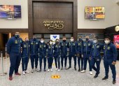 El equipo sénior viajó a México la madrugada de este lunes 12 de abril, desde Guayaquil.