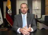 Fotografía de archivo fechada el 23 de octubre de 2020 que muestra al ministro de Trabajo de Ecuador Andrés Isch, responsable de la transición al nuevo gobierno en Quito (Ecuador).