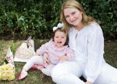 Gabriela Garcia junto a su adorada hija