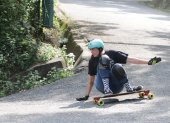 Andrea Gómez es embajadora de Longboard Girls Crew Mundial y encabeza el movimiento en Ecuador.