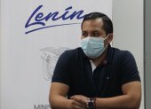 Jhonatan Guacho, coordinador zonal 8 de Salud, en un evento pasado.