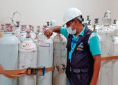 Las autoridades intensifican el control de precios y calidad de los tanques de oxígeno medicinal para evitar sabidurías.