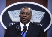 En la imagen, el secretario de Defensa estadounidense, Lloyd Austin.