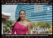 Leyla Espinoza, Miss Ecuador, durante su vídeo de presentación.