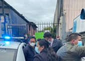 Encierro. El defensor del Pueblo Freddy Carrión fue llevado a la cárcel 4 del norte de Quito.