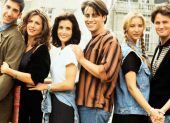 David Schwimmer, Jennifer Aniston, Courteney Cox, Matthew Perry, Lisa Kudrow y Matt LeBlanc.