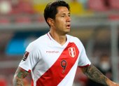 Gianluca Lapadula se unió a las prácticas de la selección de Perú.