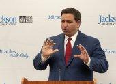 En la imagen, el gobernador de Florida, Ron DeSantis.