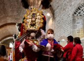 En misa. En la ceremonia de la celebración del Corpus Christi, el jueves 3 de junio,  los danzantes ofrecieron su arte.