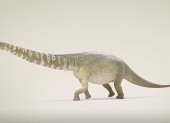 Una simulación digital del dinosaurio más grande que habitó la Tierra.