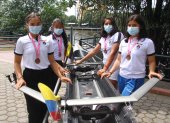 Iulia Solano, Helen González, Kerly Salazar y Domenique Murrieta integran la selección histórica de remo.
