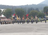 Cambio. En Parcayacu se realizó la ceremonia de cambio de mando de la cúpula militar.