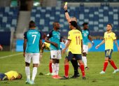 Ecuador no pudo conseguir el empate ante Colombia.