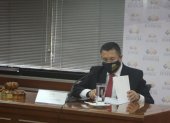 Anuncio. El presidente de la Corte, Iván Saquicela, habló de las denuncias de corrupción contra jueces.