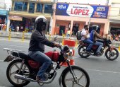 Motos. En Milagro, estas funcionan como taxis de forma permanente.