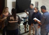 Oriana Rumbea y Xavier Neira Salazar, detenidos.
