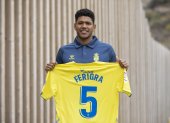 Erick Ferigra, refuerzo ecuatoriano de Las Palmas de la segunda división española.