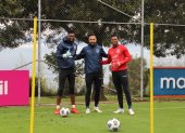 Alexander Domínguez, Hernán Galíndez y Pedro Ortiz están en plena disputa por quedarse con el arco Tricolor