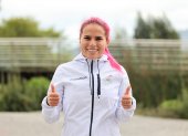 Objetivo. Doménica Azuero, ciclista cuencana de 25 años, alista su participación en los Juegos Olímpicos de Tokio, donde espera dejar en alto el nombre del país.
