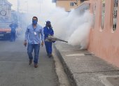 Fumigación de viviendas en varios sectores de Guayaquil.