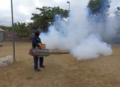 El Municipio ha empezado a fumigar en varios puntos de la ciudad.
