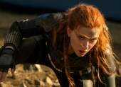 Scarlett Johansonn en su papel de Black widow.