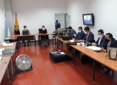 La primera suspensión se dio ante el pedido de la defensa de Daniel Salcedo Bonilla, quien solicitó la excusa de la jueza ponente Dora Vargas.