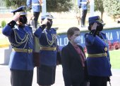 Acto. La secretaria de la Cartera de Estado asistió a la Escuela Superior de Policía de Pusuquí.