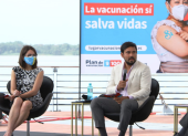 La vacunación en Ecuador aumenta a paso acelerado.