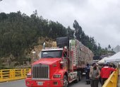 Tulcán. El 21 de julio, los conductores habilitaron el paso internacional, en la Panamericana, tras dos días de paro.