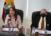 La ministra Maino anunció que como medida de compensación los clientes de la empresa recibirán un gigabyte de internet.