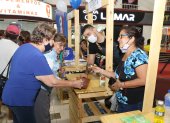 La feria se llevó a cabo al interior del centro comercial Plaza Mayor.