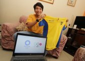 Jorge Tenesaca, de forma virtual, llegó a los Juegos Olimpicos Tokio 2020.