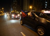 La noche del sábado 31 de julio se produjo una caravana de rechazo que recorrió varias calles de Quito hasta llegar al centro de la ciudad.