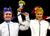 Neisi Dajomes y Tamara Salazar son las primeras mujeres medallistas olímpicas de Ecuador.