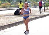 En mayo de este año, Glenda fue oro en los 20.000 m del Sudamericano Absoluto con marca de 1:29:49, nueva marca regional.