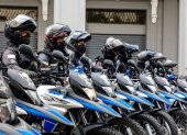 Donación. Las motocicletas fueron entregadas este martes 3 de agosto.