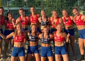 Las jugadoras del equipo de balonmano de Noruega