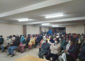 Explicaciones. Dirigentes de las comunidades indígenas organizaron reuniones y charlas para explicar a los miembros la importancia de la inoculación.