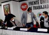 El Frente Unitario de Trabajadores se mantuvo activo durante el feriado para organizar la movilización del 11 de agosto.